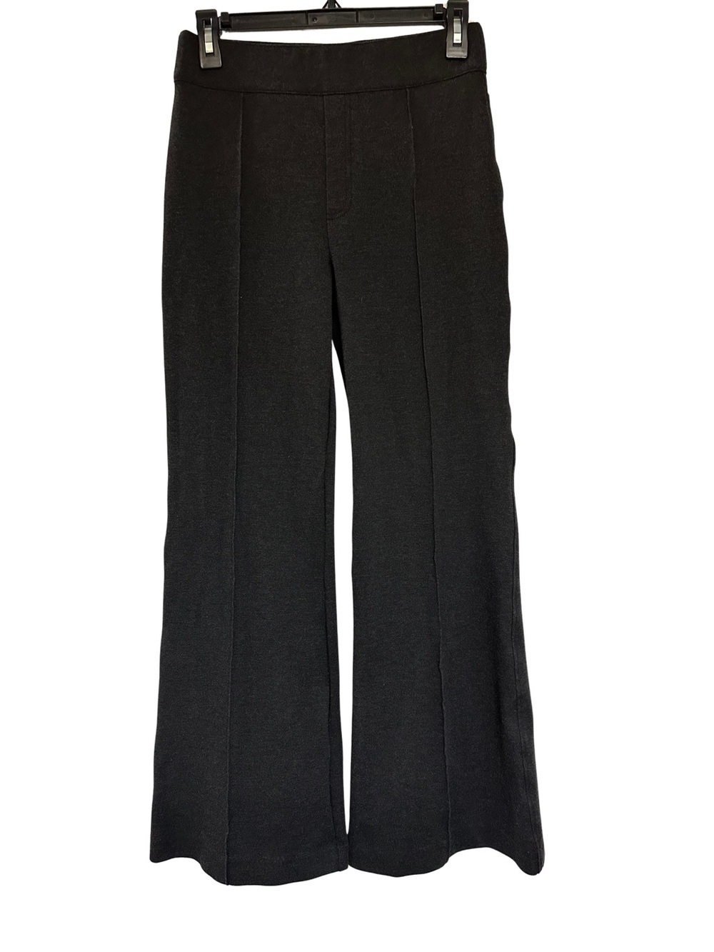SPANX Perfect Pant Ponte Flare Pants Charcoal Petite S